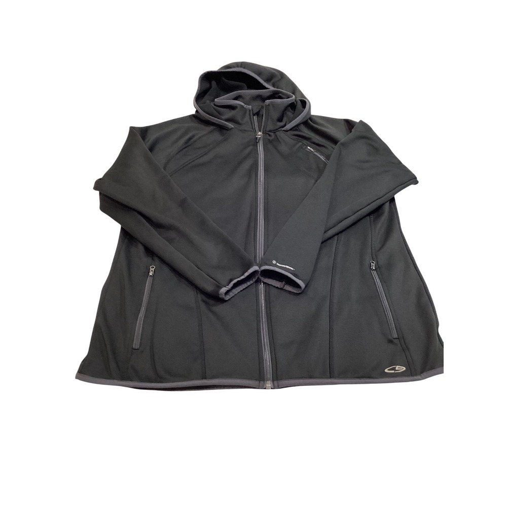 C9 by Champion VentureWarm Black Full Zip‎ Hooded Jacket XXL L7476 Mens